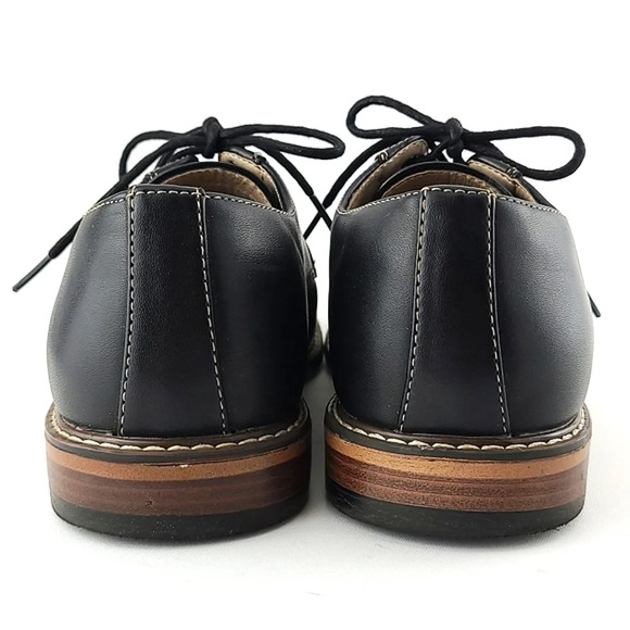 Classic Black Leather Men's Shoes - Picture 5 of 15
